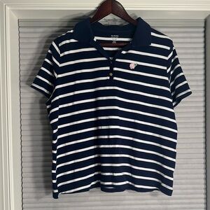 NWOT striped polo H-30